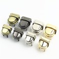 thumbnail image 3 of Universal Metal Handbag Snap Clasp Backpack Shoulder Pack Crossbody Pouch Portable Lock Buckle Bag Wallet Closure Accessories Silver, 3 of 9