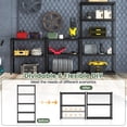 thumbnail image 4 of Patiojoy 5-Tier Shelving Rack, Metal Shelving Unit w/ Height Adjustable & Flexible DIY Design Heavy-duty Frame Anti-slip Foot Pads, 4 of 9
