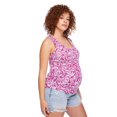 thumbnail image 3 of Paisley Sky Maternity Snap Henley Tank, 3 of 6