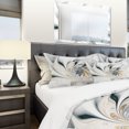 thumbnail image 4 of Designart Set de Housse de Couette 'art Floral en Vitrail Blanc', 4 of 4