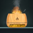 thumbnail image 1 of Becaristey Salt Stone Simulated Flame Aromatherapy Machine Automatic Stop When Water Runs Out Built-in Lack black, 1 of 6