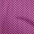 thumbnail image 1 of oneOone Viscose Chiffon Dark Magenta Fabric Animal Craft Projects Decor Fabric Printed By The Yard 42 Inch Wide, 1 of 5