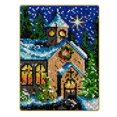 thumbnail image 1 of Latch Hook s DIY Tapestry Rug Carpet Cushion Making for Christmas Home Decors House, 1 of 9