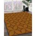thumbnail image 3 of Ahgly Company Machine Washable Indoor Rectangle Transitional Orange Area Rugs, 8' x 12', 3 of 7