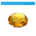 thumbnail image 4 of Unique Bargains 25mm Flat Back Round Acrylic Rhinestones, 100 Pack Plastic Circle Gems for Jewelry Making Costume, Yellow, 4 of 6