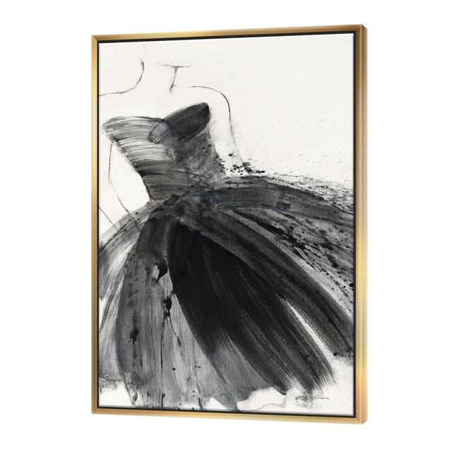 Glam and Fashion Feminine III - Fashion Figures Framed Canvas