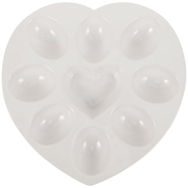 Easter Egg Platter Ceramic Egg Tray Catering Platter Deviled Eggs Serving Tray