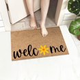 thumbnail image 2 of HHBEAUTY Summer Welcome Doormat Spring Summer Mats Welcome Floor Mats Polyester Door Rug Beach Flowers Sunshine Non Slip Floor Mat for Indoor Outdoor Home Decor, 2 of 9