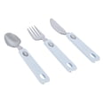 thumbnail image 3 of Cool Gear Blue Slider Cutlery Set - Travel Fork, Knife, Spoon, 3 of 3