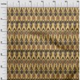 thumbnail image 2 of oneOone Viscose Jersey Fabric Ogee Ikat Print Sewing Fabric BTY 60 Inch Wide, 2 of 5