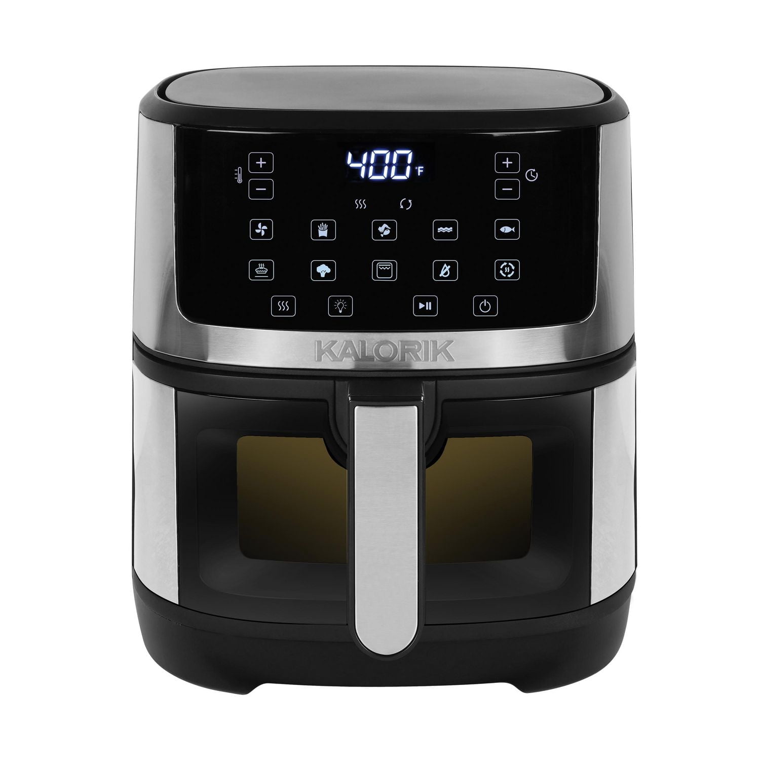 Kalorik® 5-Quart Touchscreen Air Fryer with Window, Stainless Steel FT 52328 SS