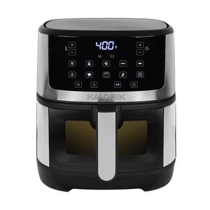 Kalorik® 5-Quart Touchscreen Air Fryer with Window, Stainless Steel FT 52328 SS