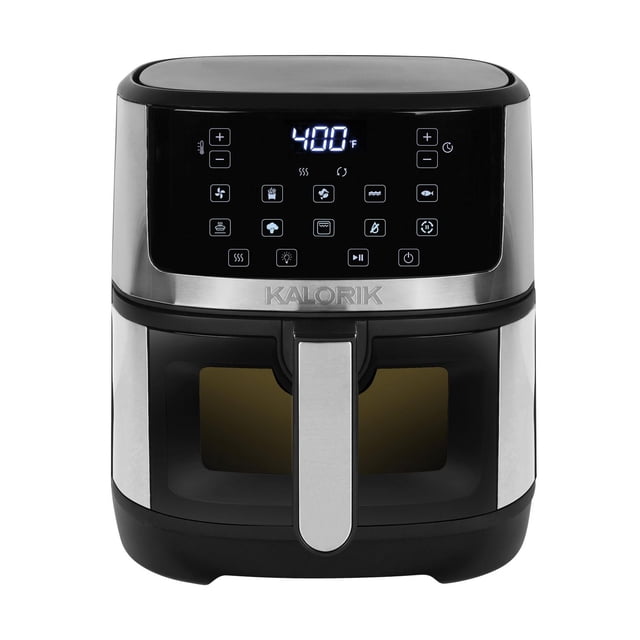 Kalorik® 7-Quart Touchscreen Air Fryer with Window, Stainless Steel FT 52329 SS