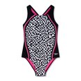thumbnail image 1 of Speedo Girl's UV Protection Sport Splice Printed One Piece Swimsuit - Anthracite, Size 7, 1 of 2