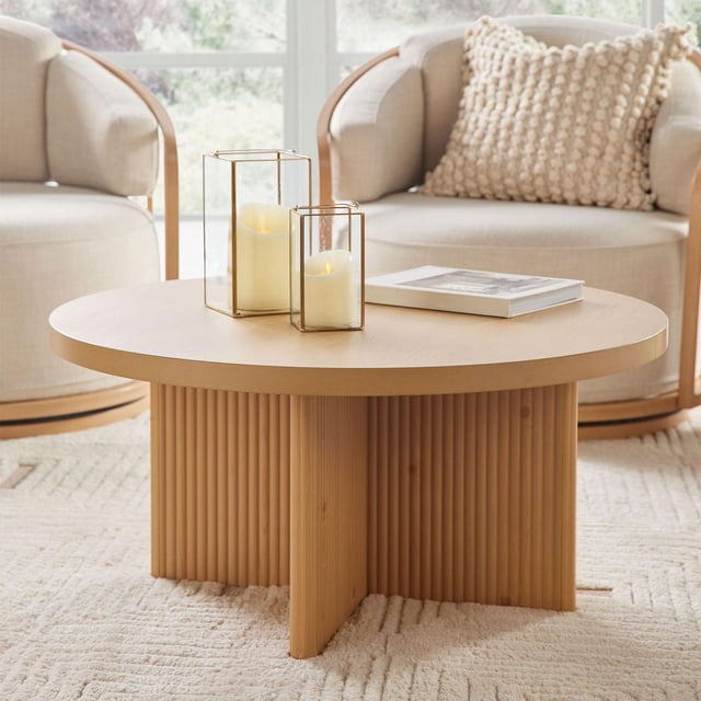 Better Homes & Gardens Lillian Table basse cannelée