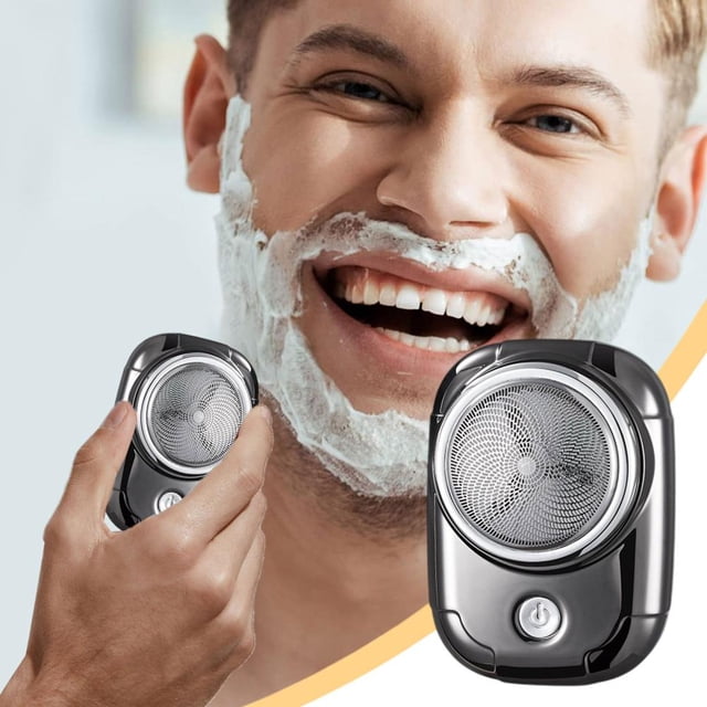 Feltree Mini Shaver Rechargeable Travel Portable Shaving Shaver Men USB Rechargeable Shaver Suitable for Family Travel Use