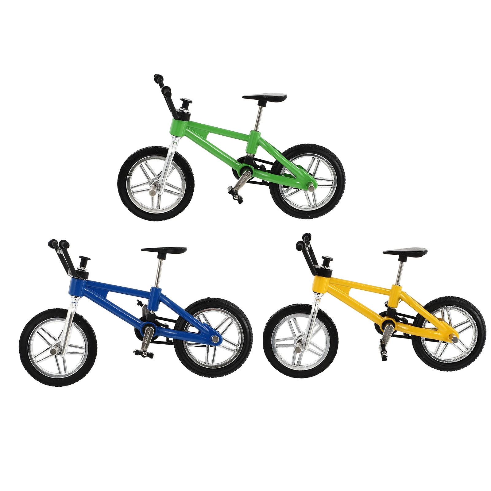 3 Sets Mini Mountain Bike Alloy Finger Toy Kids Children Birthday Gift