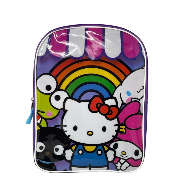 Sanrio Hello Kitty Rainbow 15" Large School Backpack