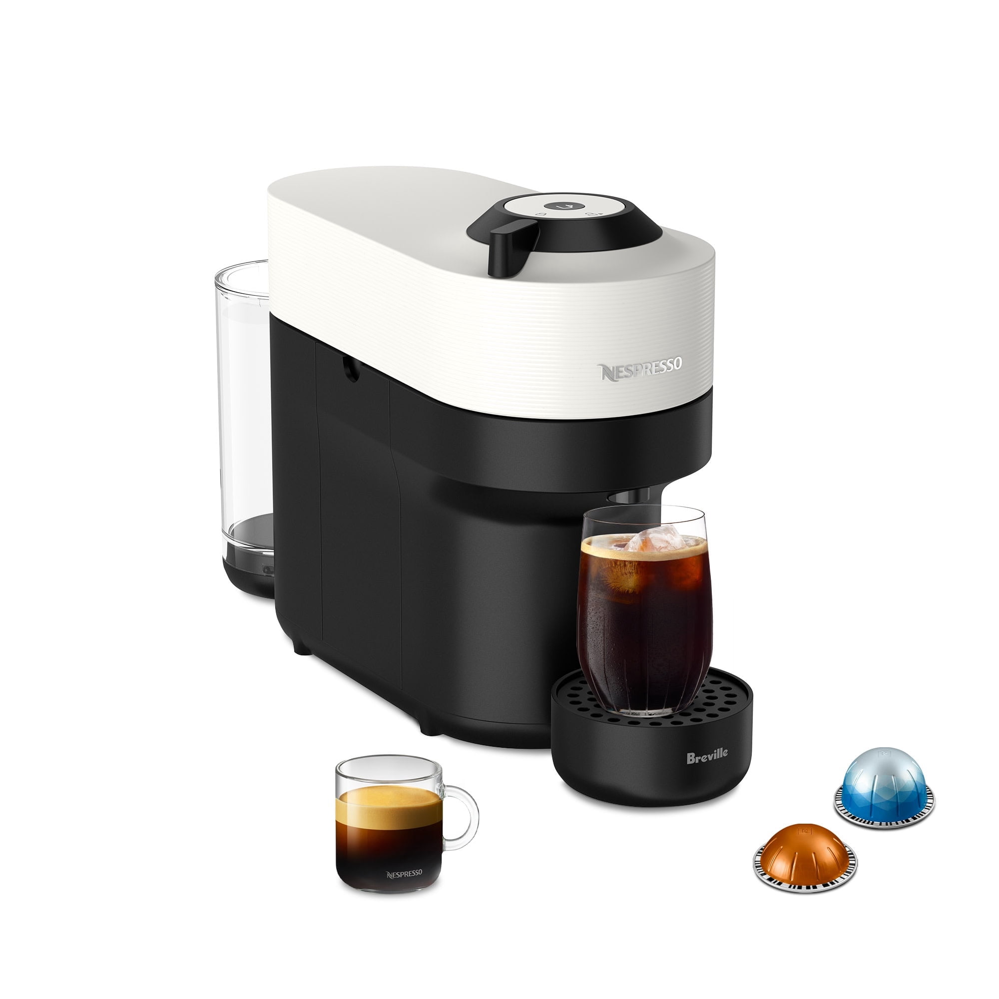 Refurbished Nespresso BNV120WHT1BUC1 Vertuo Pop White Single Serve Coffee and Espresso Maker