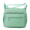 thumbnail image 2 of YOUSNH Sacoches Bandoulière Décontractées Imperméables à Multiples Poches pour Femmes, Sac Messager d'Épaule pour Voyage, Randonnée, Quotidien, Sacs d'Épaule Verts, 2 of 7
