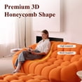 thumbnail image 4 of The Magic Home Canapé Incurvé 2 Places 80 Po, Orange, 4 of 7