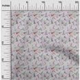 thumbnail image 2 of oneOone Polyester Spandex Light Gray Fabric Travel Craft Projects Decor Fabric Printed By The Yard 56 Inch Wide, 2 of 4