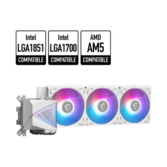 MSI MAG Coreliquid I360 Cooling Fan/Radiator/Water Block/Pump
