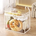 thumbnail image 1 of PRETXORVE Doll Storage Toy Storage Tube Home Handheld Zip Models Baby Load Doll Doll Organising Basket, 1 of 7