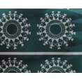 thumbnail image 4 of oneOone Georgette Viscose Fabric Stripe & Mandala Block Printed Craft Fabric BTY 42 Inch Wide, 4 of 4