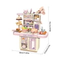 thumbnail image 3 of TIMIFIS Maison de Jeu Mini Cuisine Ensemble de Jeu Jouet 33 Pcs Cuisine de Jeu avec Vapeur et Lumières Réalistes Jeu de Rôle Aliments Factices et Ensemble de Jeu de Cuisine Mini Accessoires de Cuisine F Éducation, 3 of 6
