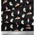 thumbnail image 2 of Soimoi Silk Fabric Ghost Halloween Decor Fabric Printed Yard 42 Inch Wide, 2 of 3