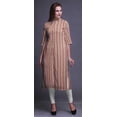 thumbnail image 2 of Bimba Printed Button Down Straight Tunic Dresses For Women Kurti Small, 2 of 6