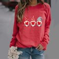 thumbnail image 2 of RKSTN Chandail pour Femmes Décontracté à Manches Longues Blouse à Imprimé de la Saint-Valentin Hauts Chandail Col Rond Coupe Ample Chandail, 2 of 3