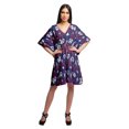 thumbnail image 4 of Moomaya Robes Caftan de Plage pour Femmes, Caftan Imprimé de Couverture de Bikini, Grande Taille, 4 of 4