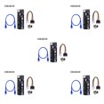 thumbnail image 1 of Ruiboury VER003 PCI-E Riser Card 30CM 60CM USB 3.0 Cable PCI 1X to 16X Extender PCI-E Adapter for GPU Miner Mining Black 60CM 5Set, 1 of 6