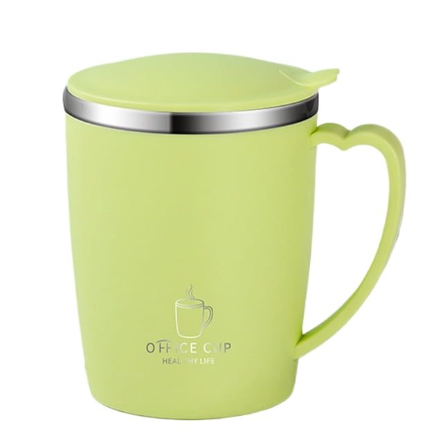 tredstone Stainless Steel Cup Leak-Proof Lid Portable Size Multiple Color Options Stainless Steel Mug With Lid Light Green