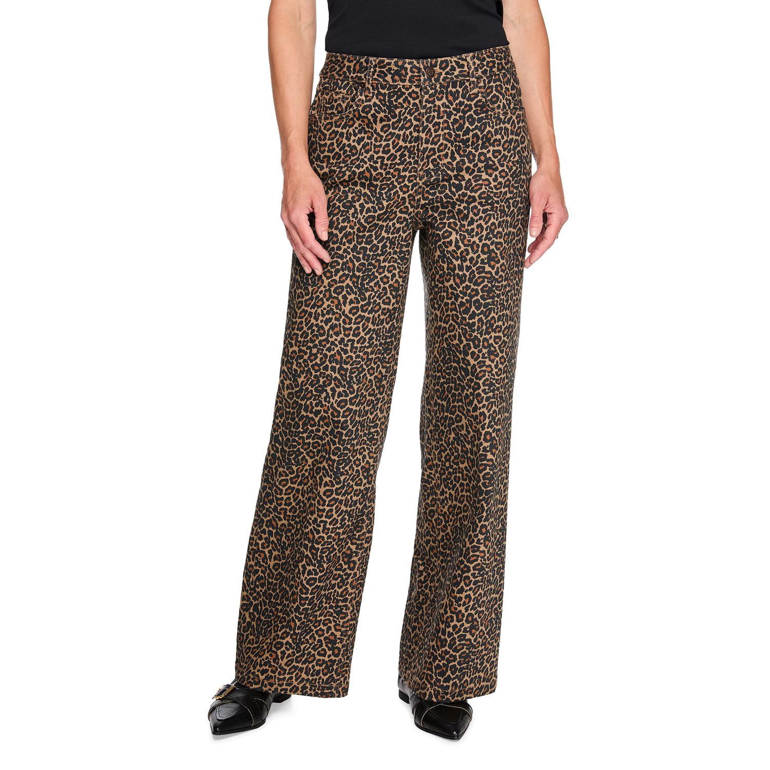Iyla Women's Printed Wide Leg Jean
