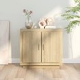 thumbnail image 5 of vidaXL Sideboard Sonoma Oak 80x40x75 cm Engineered Wood, 5 of 5