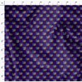 thumbnail image 4 of Soimoi Velvet Fabric House Architectural Printed Fabric 1 Yard 58 Inch Wide, 4 of 5