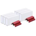thumbnail image 1 of Unique Bargains Staples for Stapler, 6 Pack(1000Pcs Staples Per Pack) #10 Mini 3/16 Inch Length Staples Jam Free Red, 1 of 7