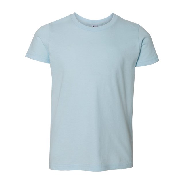 Youth Fine Jersey Tee, 12, Light Blue