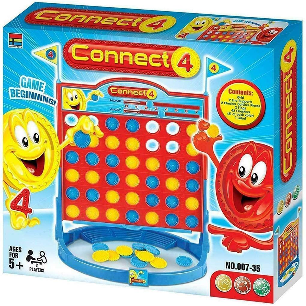 maskred Large Size 4 in a Row Board Game Connect Game Lightweight Durable Children's Board Game