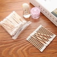 thumbnail image 2 of EASTIN 100 Pc Cotton Swab Applicator Q-tip Swabs 8cm Extra Wood Long M0K0, 2 of 8