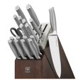 thumbnail image 1 of HENCKELS Modernist Ensemble de 20 Pcs de Blocs Auto-Aiguisants, Brun, 1 of 10