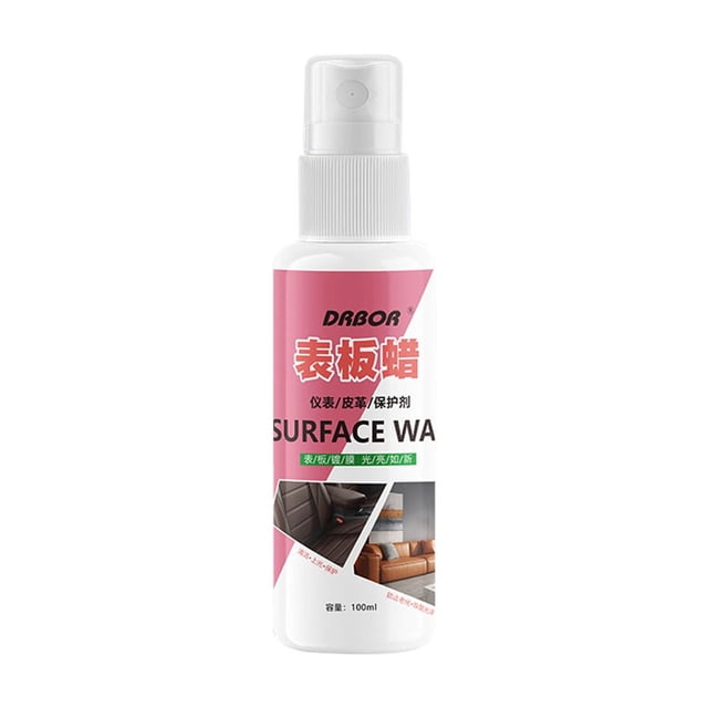 Dvkptbk Coating Reducing Agent Car Specific Interior Refurbishment Agent for Dashboard Wax Coating Plastic Reducing Agent Instrument Panel Polishing and Polishing Maintenance 100ml
