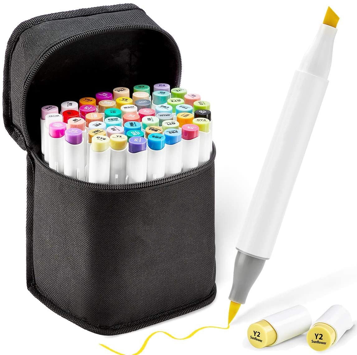 Alcohol Based Markers 48, Double Tip Alcohol Art Markers