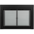thumbnail image 1 of Pleasant Hearth AN-1010 Alpine Fireplace Glass Doors Black - Small, 1 of 9