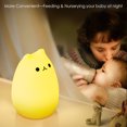 thumbnail image 4 of Children Night Light 7 Color Children Night Light, Eecoo Cute Cat Lamp Soft Silicone Sensitive Tap Control Decfor OMPression Toy, 4 of 6
