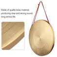 thumbnail image 3 of 30cm Hand Gong Cymbals Brass Copper Gong Chapel Opera Percussion Instrument with Round Play Hammer, 3 of 8