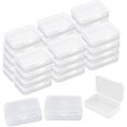 thumbnail image 1 of Rectangle Mini Clear Plastic Storage Containers Box Case with lid for Items Pills Herbs Baby Products Bead Jewelry and Other Small Items (* * ), 1 of 7